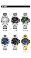 Reloj De Cuarzo Para Hombre NAVIFORCE Casual Resistente Al Agua Con Manos Luminosas Reloj De Pulsera De Acero Inoxidable Para Negocios Y Uso Diario - details 12