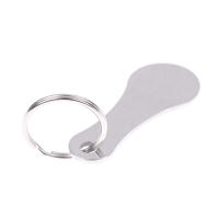 Llavero Decorativo De Metal Para Carro De Compras 1 Pieza Llavero Multipropósito Portátil Para Exteriores E Interiores - details 5