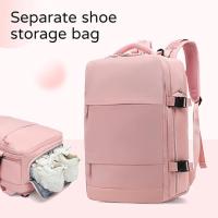 Mochila de viaje Grande: Resistente al Agua, con compartimento independiente para Zapatos, Puerto de carga USB y Diseño multicultural antirobo. Bolsa para portáthil, mochila de Transporte. - details 4