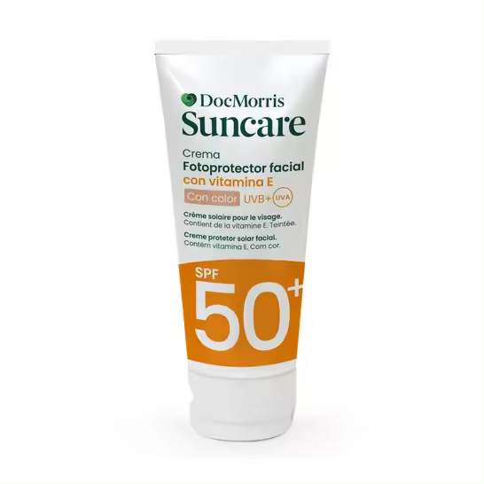 DocMorris Suncare Fotoprotector Crema Facial SPF50+ Con Color 50ml - 1