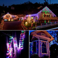 Luces De Fairy LED Solar Para Exterior Decoración De Jardín Impermeable Con Hilo De Cobre 8 Modos Para Calle Patio Navidad - details 5