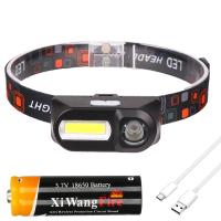 Linterna Frontal LED Potente Mini XPE+COB Para Pesca Y Camping Recargable Por USB Fuente De Luz Super Brillante Para Exteriores - details 2