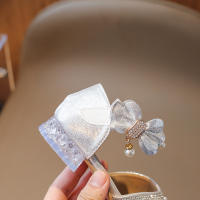 Zapatos De Princesa Para Niñas Plata Cristal Alta Moda Antideslizante Sandalias De Niños Suela De Goma Talla Verdadera Para Verano - details 7