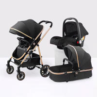 Silla de Paseo plegable portátil desde el nacimiento hasta 36 mois CAQUI/NEGRA - details 8