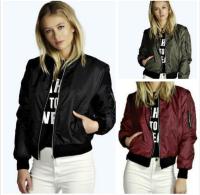 Nueva Chaqueta Corta De Mujer Estilo Vintage High Street O-neck Chaqueta Militar Moda Cierre De Cremallera Manga Larga Para Mujer - details 0