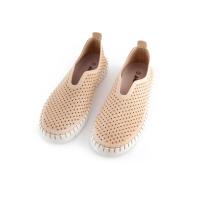 ANDY-Z  AZ2313 Beige  Zapatilla mujer, Diseño hueco en la parte superior，Calzado cómodo y versátil -Moda casual - details 3