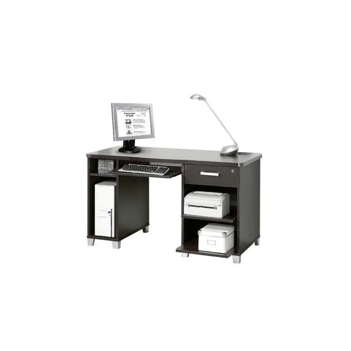 Mesa de Ordenador Barcelona 4035 Mesa de Escritorio Grande Muebles de Oficina Escritorio con Cajon y Cerradura Topkit - 1