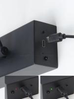 Lámpara LED Moderna Para Espejo Con Control Remoto Y Interruptor Push Recargable Iluminación Para Baño Dormitorio Hotel Metal Color Oro Negro - details 6