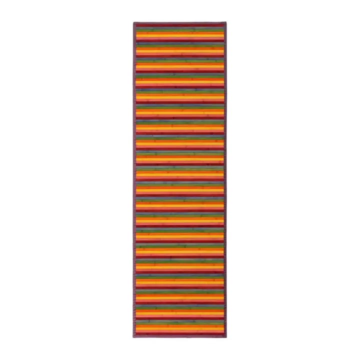 Alfombra de bambú, Antideslizante, Anti Manchas, Resistente a la Humedad, para Salón, Dormitorio, Cocina, Baño, Pasillo, Garaje- “Multicolor” de “200x60 cm-DAMDAM GO - 1