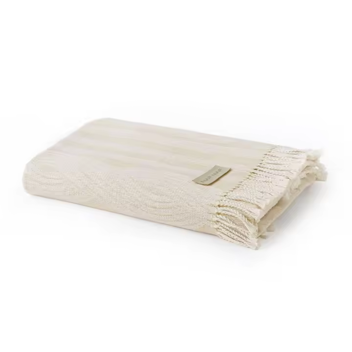 NAF NAF - Plaid FONTAINE beige 130x170 cm - 1