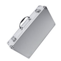 Caja De Herramientas Portátil De Aluminio Organizador Profesional Para Equipos Y Instrumentos Con Algodón Material De Aluminio - details 3