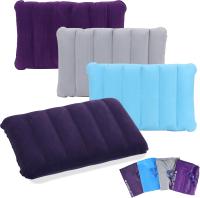 4 almohadas inflables de viaje para acampar, almohadas inflables para acampar, almohadas de viaje con colon de aire para Playa y senderismo. - details 0