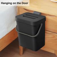 Pequeño Cenicero De Plástico Con Tapa Para Cocina Y Baño Recipiente De Basura Ecológico Montable Sobre El Fregadero Para Desperdicios Alimentarios - details 3