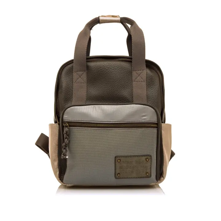 Mustang-MTNG mochilas mujer care verde con cierre cremallera - 1