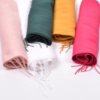 Bufanda De Color Sólido Para Otoño E Invierno 100g Para Hombres Y Mujeres Bufanda De Cuello Unisex De Poliéster Estilo Casual - details 3