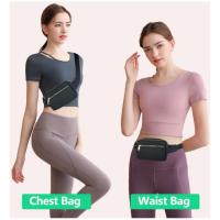 Bolso bandolera, riñonera, bolso de cadera, adecuado para viajar, senderismo, ciclismo y correr, conveniente para llevar cualquier teléfono móvil - details 1