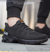 AMAWEI Zapatillas De Trabajo Para Hombre Antideslizantes Seguridad Antipinchazos Protección Respirables Ligeros Con Punta De Acero - details 4
