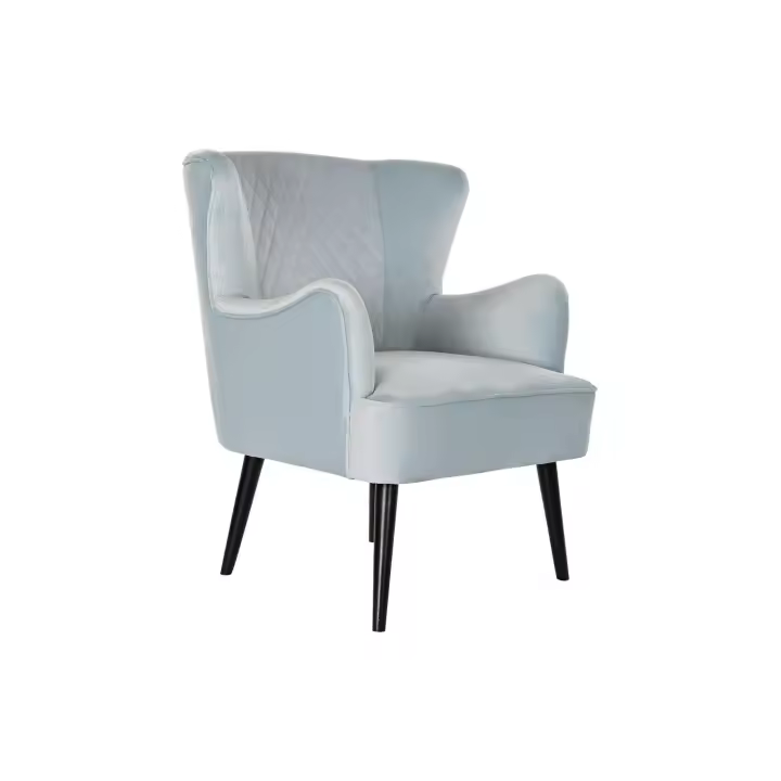 BUTACA POLIESTER METAL 76X76X82 AZUL CELESTE FIJALO MB190879 - 1