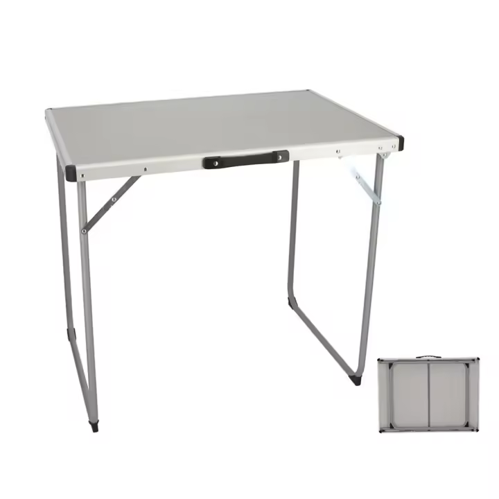 Acomoda Textil – Mesa Camping Plegable de Aluminio para Jardín, Picnic y Acampada. Bandeja Auxiliar Multifunción, Portátil y Ligera de para Hogar y Viaje. - 1