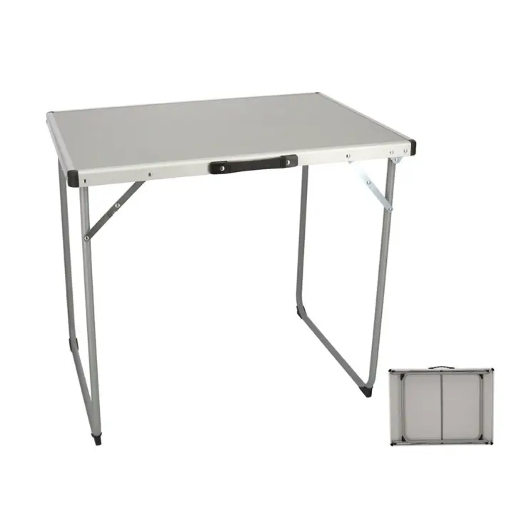 Acomoda Textil – Mesa Camping Plegable de Aluminio para Jardín, Picnic y Acampada. Bandeja Auxiliar Multifunción, Portátil y Ligera de para Hogar y Viaje. - 1