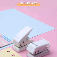 Mini Prensa De Agujeros Anillo Portátil Kawaii Para Papel Oficina Escuela Suministros De Encuadernación Estación De Trabajo - details 13