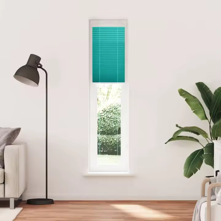 Estor Plisado verde petróleo 45x200 cm Tela Ancho 44,4 cm - 1