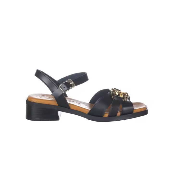 Sandalias Planas Zapp 4541 Mujer Negro - 1