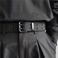 Cinturón Unisex De Lona Pora Y Nylon Para Hombres Y Mujeres Cinturón Deportivo De Alta Calidad Estilo Casual Con Patrón Rayado - details 1