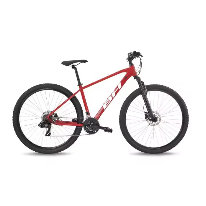 bicicleta bh spike 1.0 rojo  21vel disco hidraulico - 1