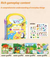 Libro Mágico De Dibujo Para Niños Juguete Educativo Montessori Reutilizable Con Pluma Libro De Colores Sin Tinta Película - details 5