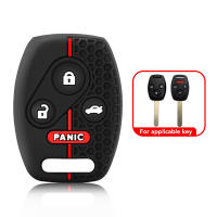 Funda De Llave De Silicona Para Honda Civic Accord VII CR-V FRV Insight Shuttle Stream Jazz Accesorios Llavero 2 3 4 Botones - details 1