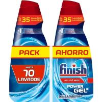 Finish Power Gel - All in 1 - Gel Brillo & Protección. Detergente Gel para el Lavavajillas, 2 unidades - Total 70 lavados - details 0
