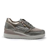 Sneakers mujer MY SOFT 24M573 CASUAL SPORT GOMAS Y CREMALLERA TAUPE 33790 24I - details 2
