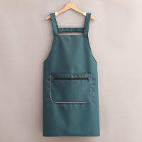 Delantal De Cocina Resistente Al Agua Y Aceite De Color Sólido Moda Para Hombres Y Mujeres Delantal De Trabajo Sin Mangas Para El Hogar - details 15