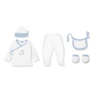 SET NACIMIENTO 0-6 MESES MODELO DINOSAURIO BAMBU  GRIS / BEIGE  DE INTERBABY - details 2