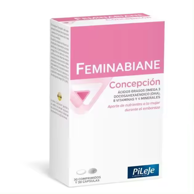Pileje FEMINABIANE CONCEPCION 30 COMPRIMIDOS + 30 CAPSULAS - 1
