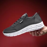 Sneakers Casuales Para Hombre MAEDEF Talla Grande 39-48 Malla Transpirable Ligera Cómodas Negras Para Caminar Y Uso Diario - details 5