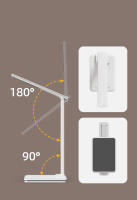 Lámpara De Escritorio LED Con Cargador Inalámbrico Y Puerto USB Luz Nocturna Para Cama Toque Dimmer Amigable Con Los Ojos Para Juego Y Lectura En Casa - details 6