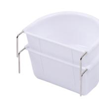 Tazón De Alimentos Para Pájaros 2 Piezas Fácil De Instalar Accesorio De Jaula Para Pequeños Animales Budgie Periquito Lorí Lovebird - details 4