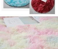 Carpetas Suaves De Peluche Redondas Para Sala De Estar Decoración De Hogar Dormitorio Y Habitación De Niños Alfombra Gruesa Pile Blanca - details 26