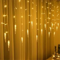 Luces De Cadena LED De Encaje De Copos De Nieve Con 8 Modos EU Plug Para Decoración Interior Y Exterior De Navidad Fiesta De Boda - details 18