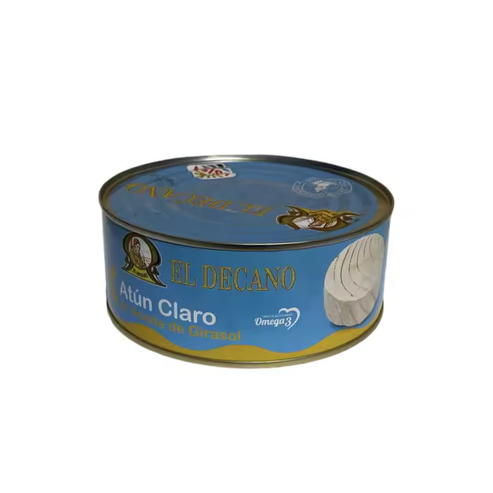 Atún Claro en Aceite de Girasol El Decano 1KG. - 1