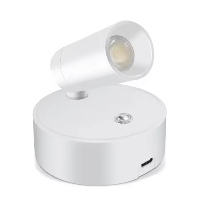 Lámpara De Pared LED Recargable Con Control Táctil Luz Sin Cable Rotatable Magnética Para Interiores Estilo Contemporáneo - 1