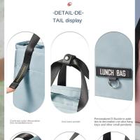 Bolsa De Almuerzo Bento Aislada Grande Con Capacidad Para Alimentos Y Contenedor Térmico Para Viajes Y Pícnics - details 7