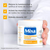 MIXA |  Crema, Loción Corporal y/o aceite corporal anti estrias con niacinamida antimanchas e iluminadora para una piel sana, radiante y un tono uniforme. - details 2