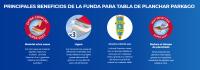 Vileda | Funda de planchar Premium 2 en 1 | Superficie metalizada de algodón que refleja el calor | Funda de tres capas (algodón, espuma y muletón) | Medida universal de 130 x 45 cm. - details 2