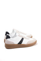 Lyla Wang Zapatillas deportivas blancas para mujer con detalle en negro, estilo clásico y moderno para el uso diario - details 7