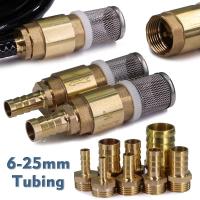 Adaptador De Válvula De Comprobación De Tubo Pagoda 1pc 6-25mm 1/2'' Con Filtro De Cobre Antirretroalimentación Válvula Unidireccional Protector De Bomba Control De Agua - details 0