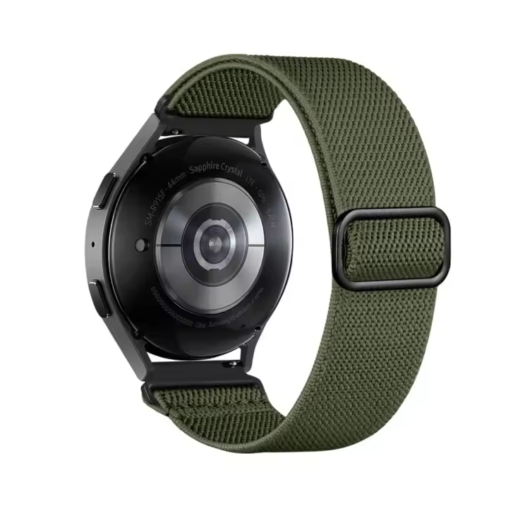 Bandas elásticas compatibles con Samsung Galaxy Watch de 44 mm, Galaxy Watch 6, 4, Classic, Watch 5 Pro , correa deportiva ajustable de nailon de 20 mm. - 1