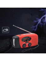 Radio De Meteorología Solar Y De Mano Con Cargador De Sol Y Batería De 1200 mAh AM/FM/NOAA Power Bank Para Emergencias Al Aire Libre - details 12